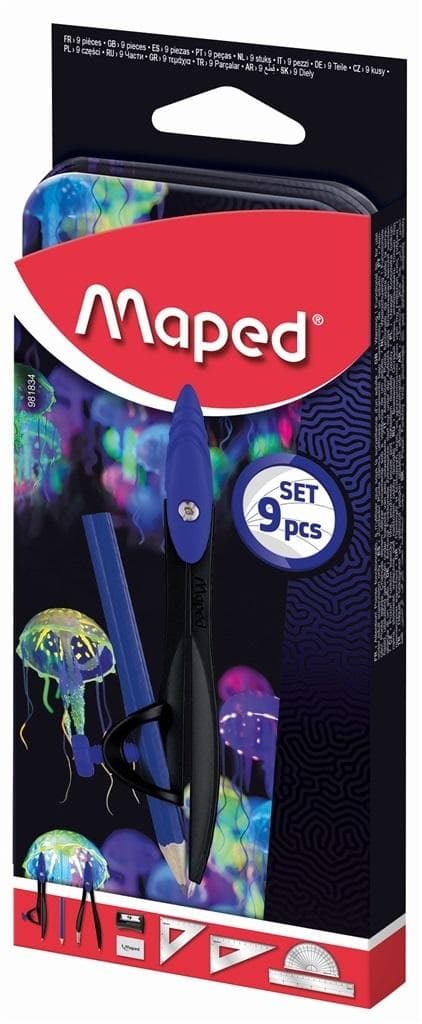 Deepsea Geometriskt Set 9 Delar MAPED