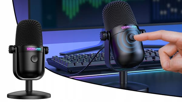 ONIKUMA M830 USB RGB-spelmikrofon
