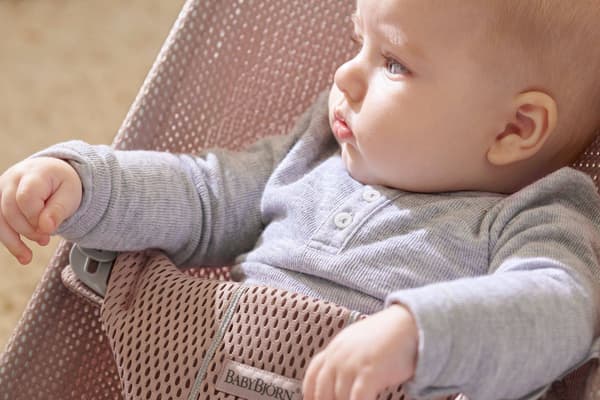 BABYBJÖRN - BLISS MESH studsare - Mörkrosa