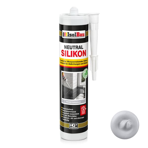 IsolBau Neutral Silikone Lysegrå Neutralsilikone 1 x 300ml