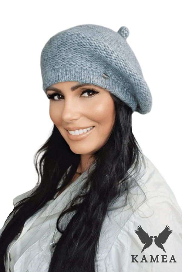 OFELIA - grå vinterbaret til kvinder, elegant og varm KAMEA baret