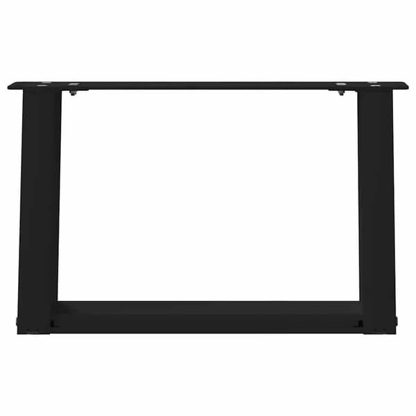 vidaXL sofabordsben, 2 stk., sort, 40x(30-31) cm, stål