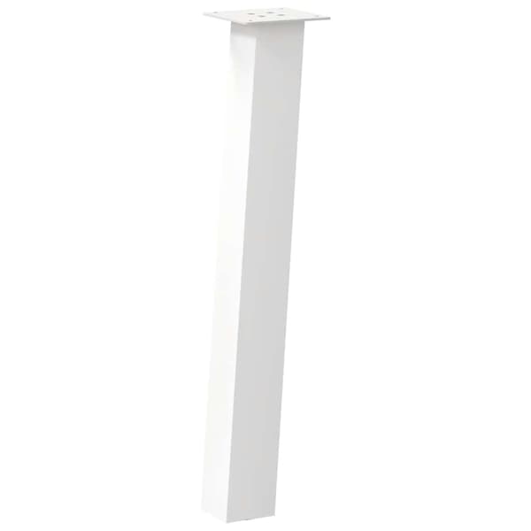 vidaXL sofabordben, 4 stk., hvide, 72 cm, stål