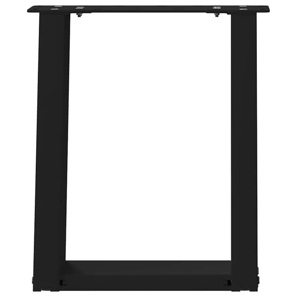 vidaXL sofabordsben, 2 stk., sort, 38x(42-43) cm, stål