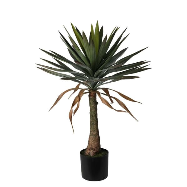 Kunstigt Yucca-træ i potte - 90