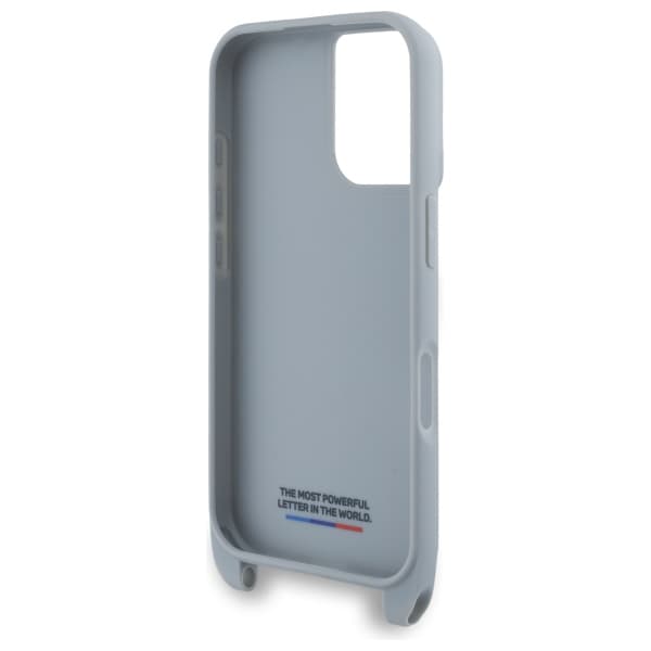 BMW M Edition Carbon Stripe & Strap Cover til iPhone 16, Grå