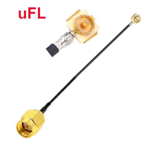 Pigtail uFL hane PCB / SMA-kontakt 30cm
