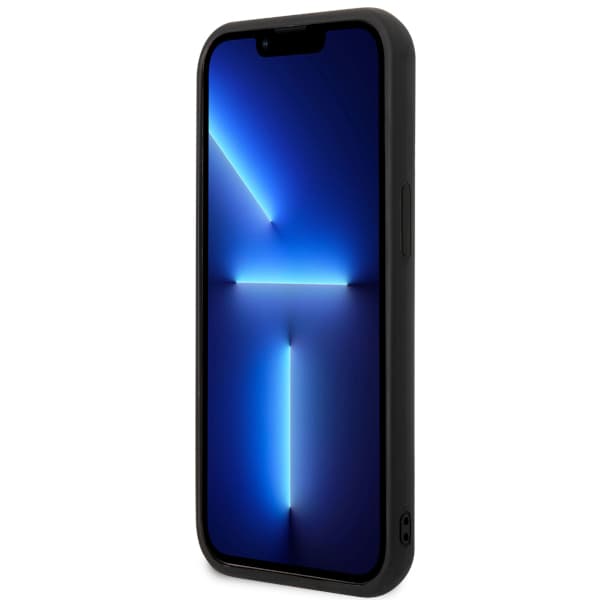 Karl Lagerfeld Rubber Ikonik 3D-cover til iPhone 14 Plus, sort