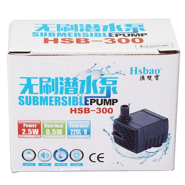 Hsbao HSB-300 - pumppu 220l/h