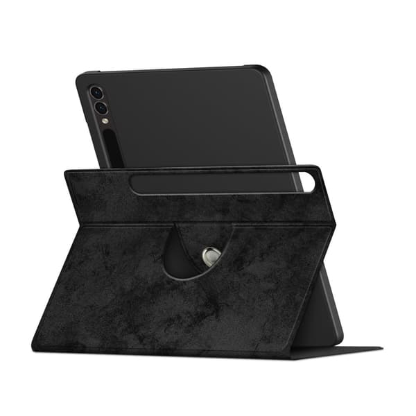 Samsung Galaxy Tab S9+ Etui med Penholder, 360° Rotation, Sort