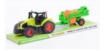Traktor med sprøjte