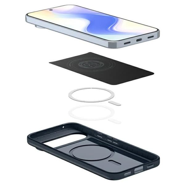 Spigen Thin Fit MAG MagSafe -kotelo Google Pixel 10 Pro XL:lle, harmaa