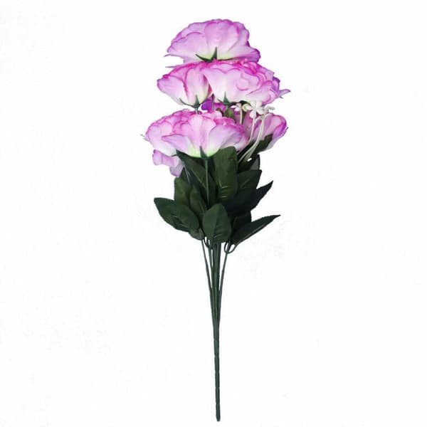 Buket med 9 lyselila nelliker 54 cm