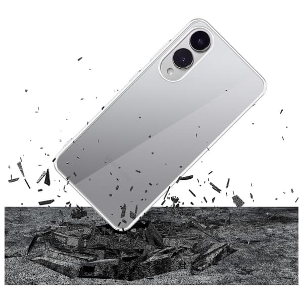 3MK Clear Case för Galaxy S25 Edge, transparent