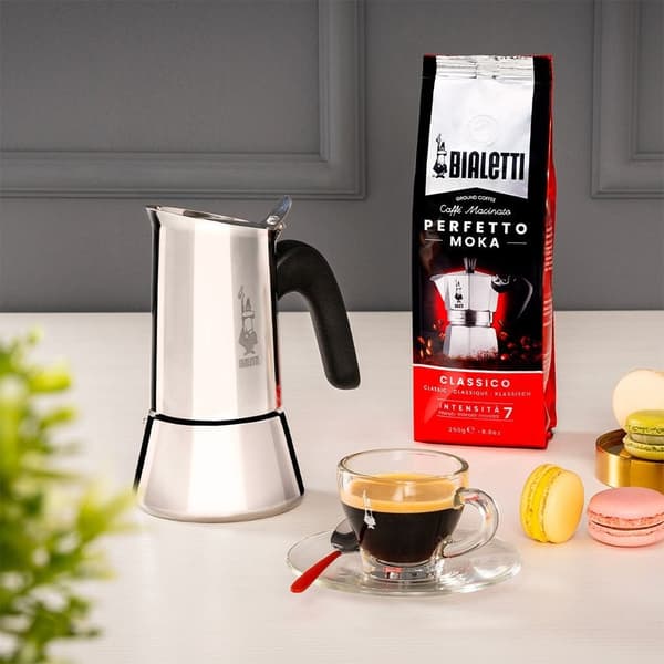 Bialetti New Venus 2-kops kaffemaskine 90 ml sølv