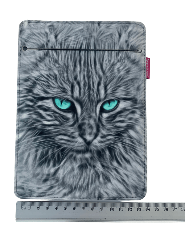 Arco Design 6-7" e-boksfodral - EcoFilc, Baltazar-tryck, grå, passar Kindle / PocketBook