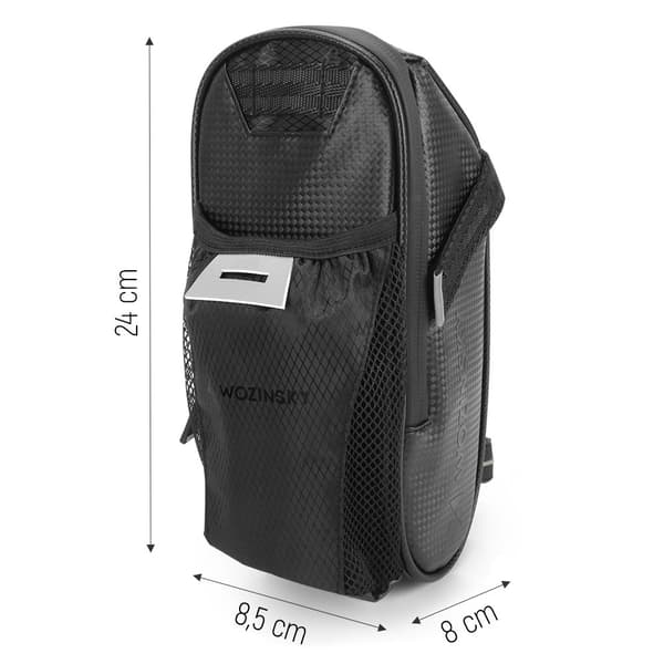 Cykelsadelväska 1,5 l svart