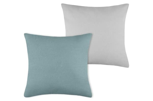 DUO pude 50x50 jade sølv