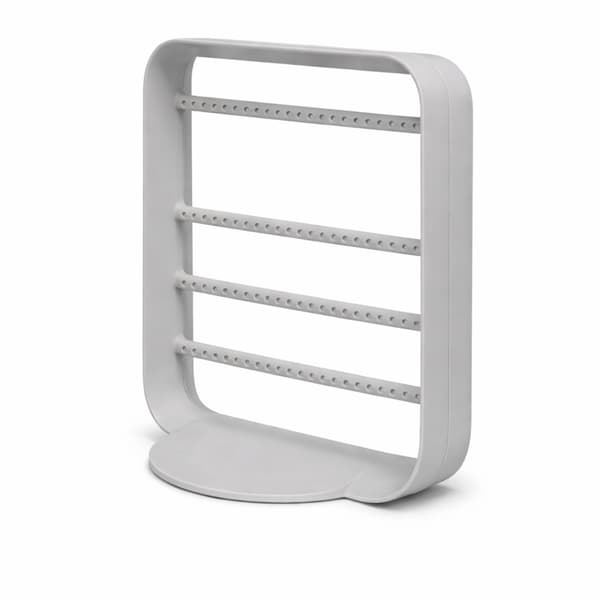 Øreringsholder, grå, smykkeorganisator, display