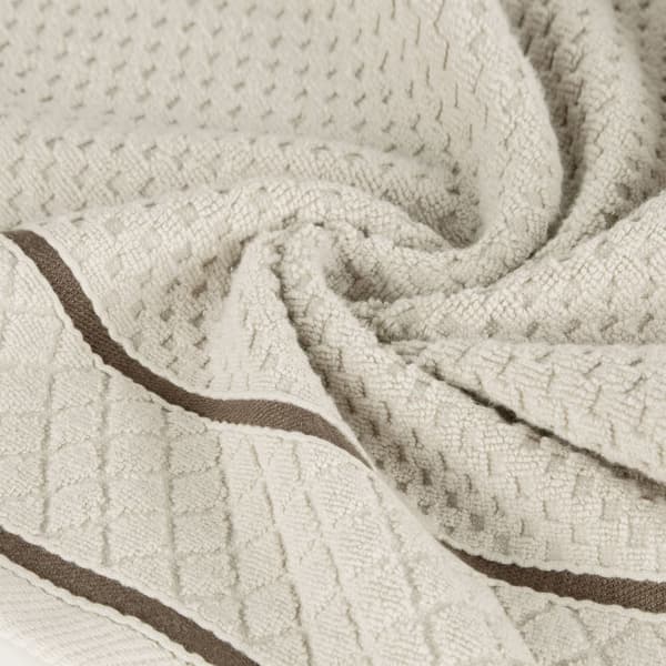 FAVORI håndklæde, bomuld, zero twist, beige, 30x50 cm