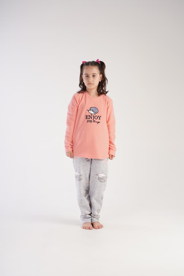 Piger fleece pyjamas til vinter Vienetta 134