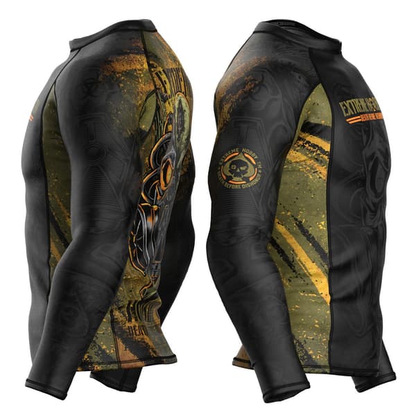 Extreme Hobby Rashguard Herre langærmet DBD SORT L