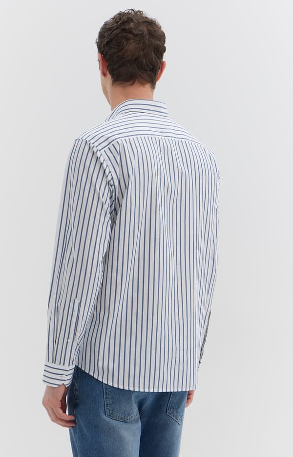 Oversized stribet skjorte XXL