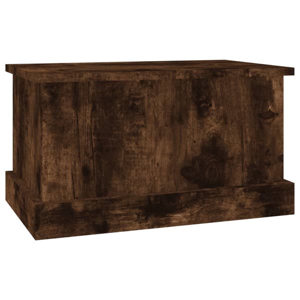 vidaXL kommode røget eg 50x30x28 cm træbaseret materiale