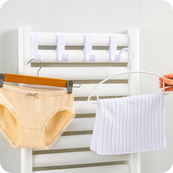 2x håndklædeholder til radiator, badeværelsesholdersæt
