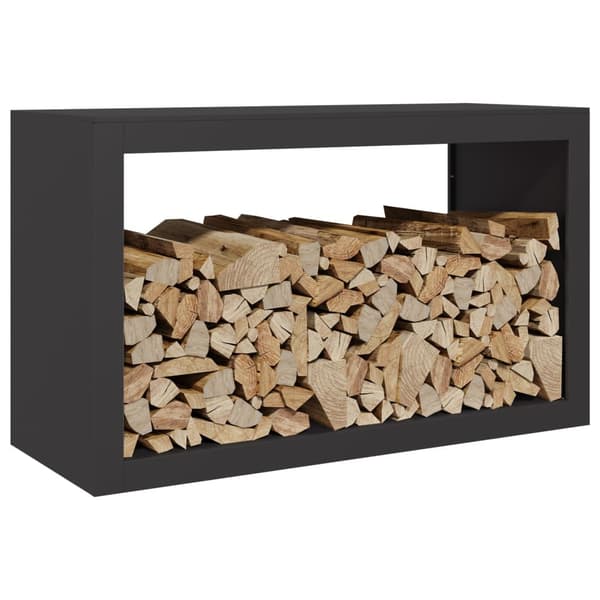 vidaXL brænderist sort 100x40x60 cm stål