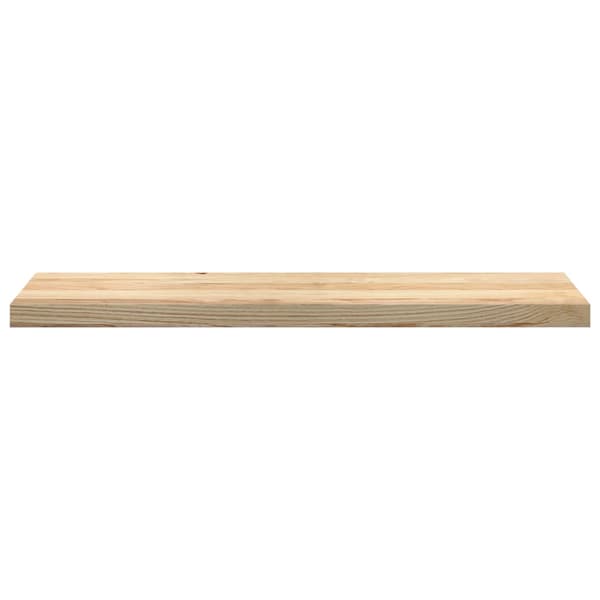 vidaXL vindueskarme 2 stk., ubehandlede, 100x30x2 cm, massivt egetræ