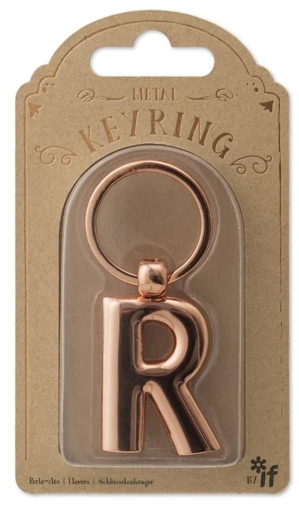 Metalnøglering Bogstav R