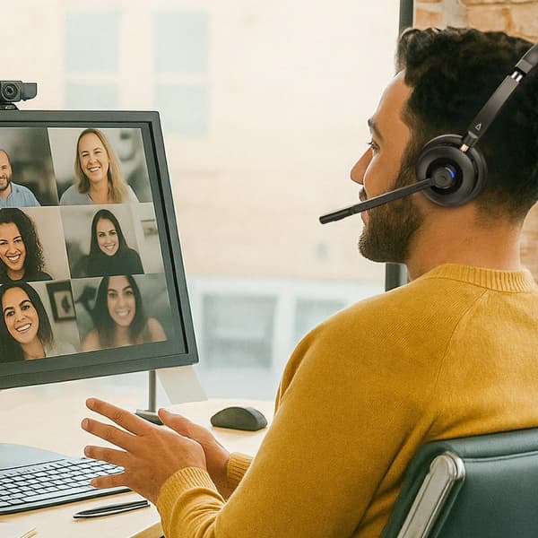 Creative Chat Langattomat Bluetooth-kuulokkeet Mikrofonilla Musta