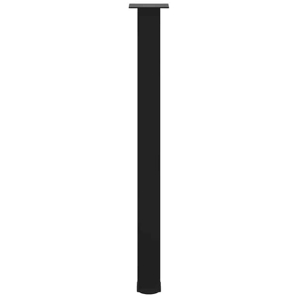 vidaXL Soffbordsben, 4 st, svarta, 90-92 cm, stål