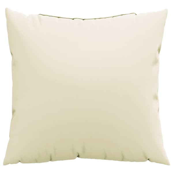 vidaXL sofahynder, 4 stk., cremefarvet, 40x40 cm, stof