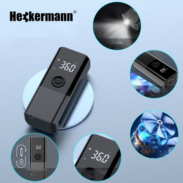 Heckermann CZK-3690 Trådlös Cykelpump