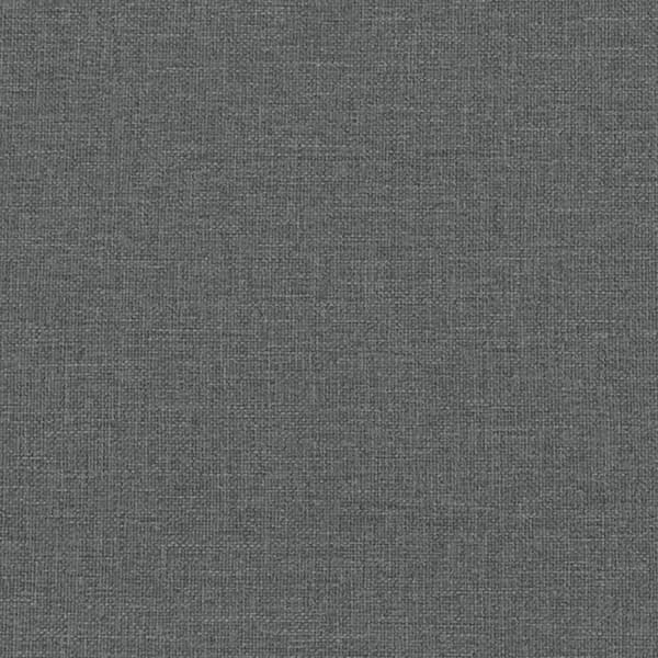 vidaXL 2-sitssoffa, mörkgrå, klädd i tyg