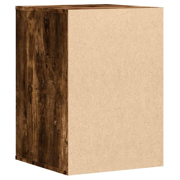vidaXL kommode, røget eg, 40x41x58 cm, træbaseret materiale