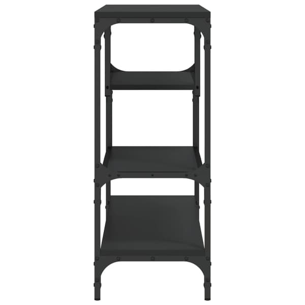 vidaXL konsolbord, sort, 100x30x75 cm