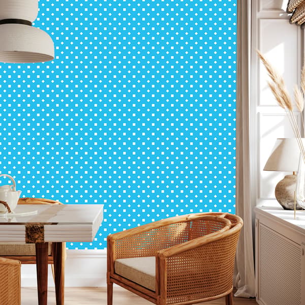 Azure ja Azure Dots -tapetti, Soft Forms 50x1000 cm