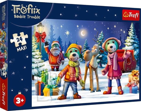 24 MAXI TREFLIKI-PUSSEL GÖR EN SNÖGUBB 14375