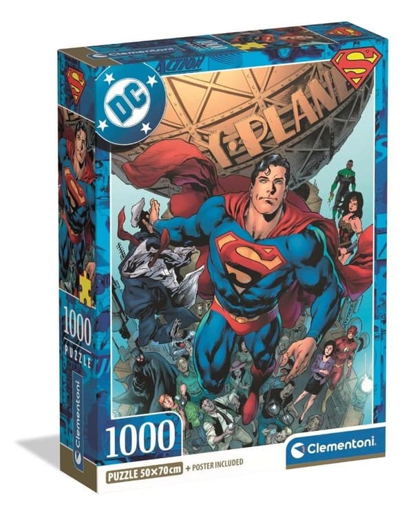 Puslespil 1000 Kompakt DC Superman