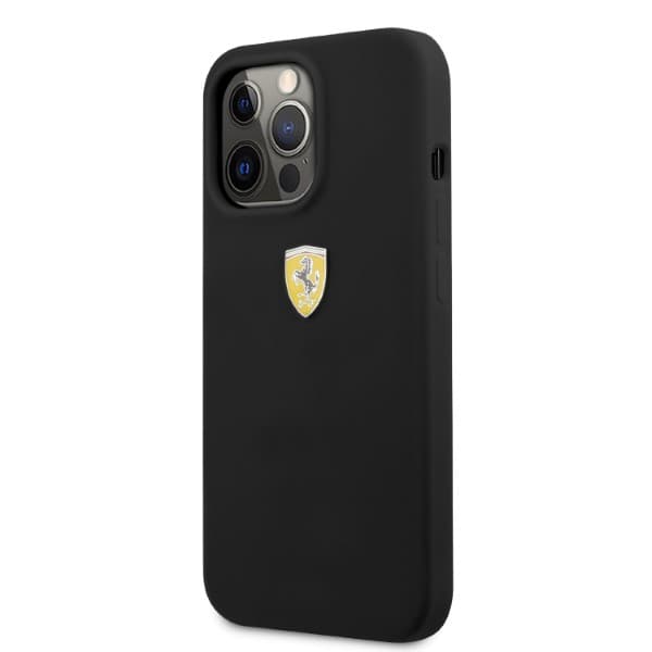Ferrarin silikoninen MagSafe-kotelo iPhone 13 Prolle, musta