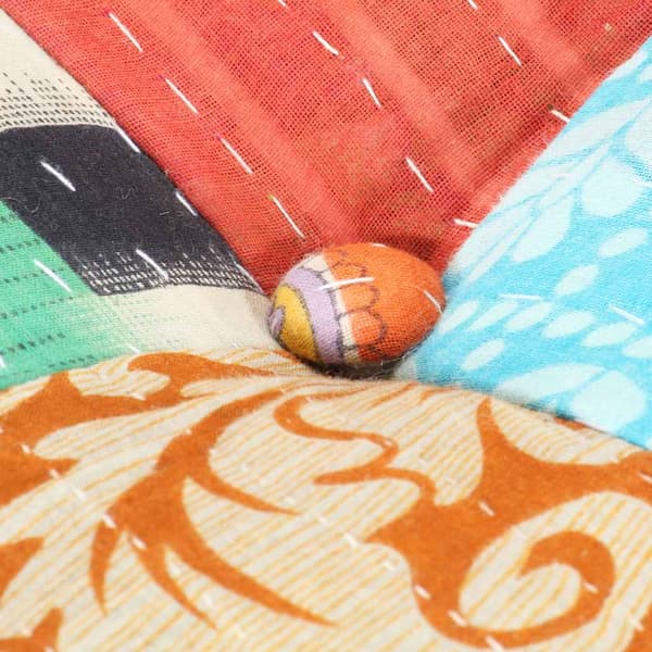 vidaXL puf, 60x70x36 cm, patchwork, stof