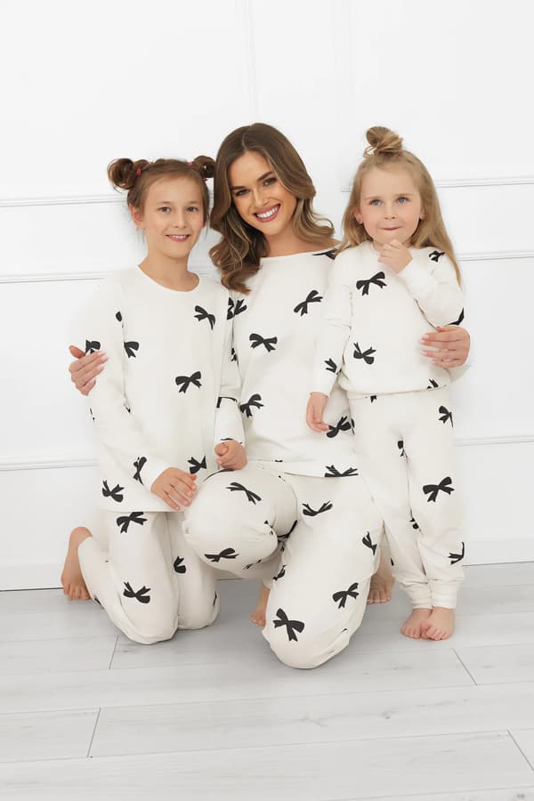 Tyttöjen pitkähihainen pyjama, pitkät housut, Figaro, 2 vuotta