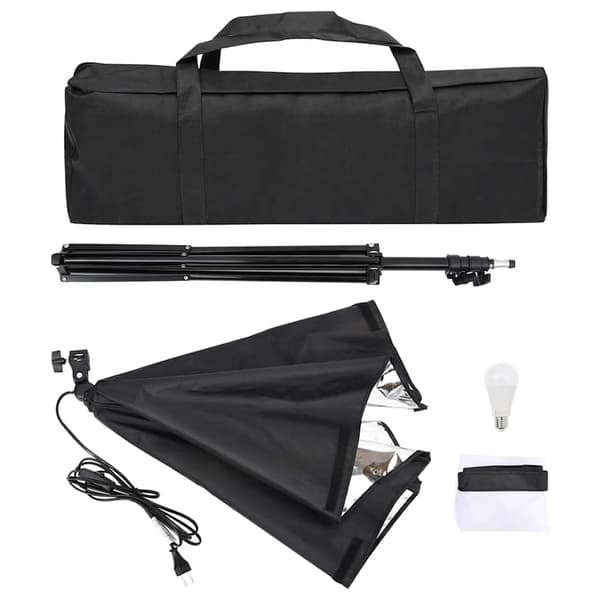 vidaXL Studio Kit med Softbox og Baggrund