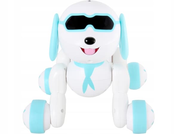 Fafik, den interaktiva robothunden, går, sjunger och talar polska