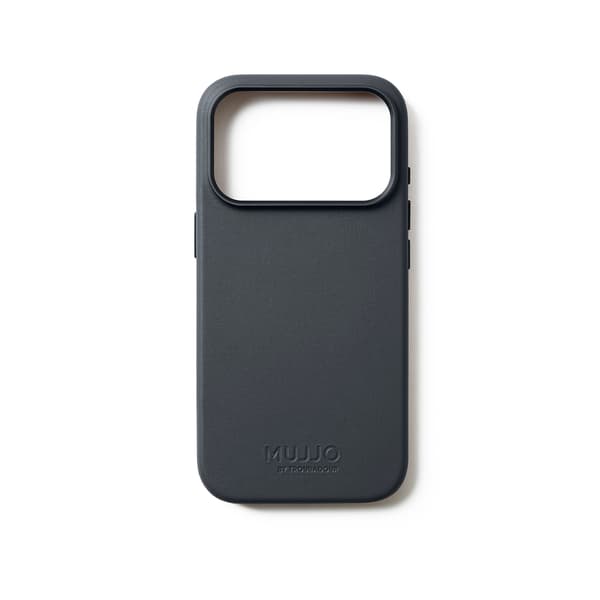 MUJJO iPhone 17 Pro Läderfodral Basalt