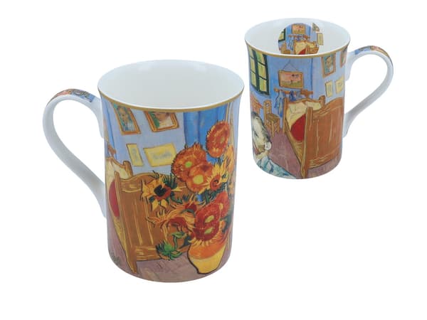 Carmani, Klassisk mugg 360ml - VAN Gogh/Sovrum i Arles