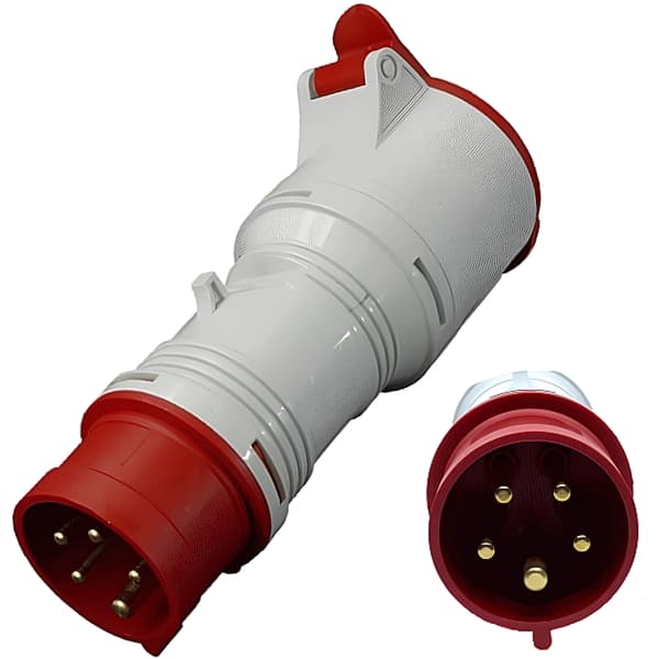 SEZ Adapter Reducer Adapter Effektreduktion 5P til 4P 16A 400V IP44